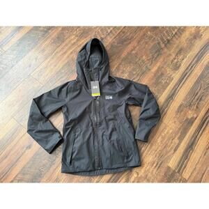 NEW Mountain Hardwear Mens Firefall Jacket Black SZ Large